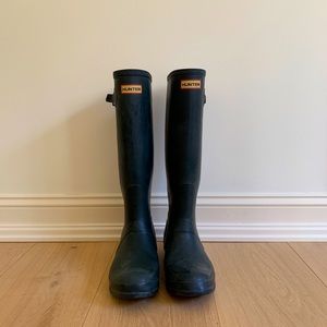Navy Hunter Women's Original Tall Rain Boots